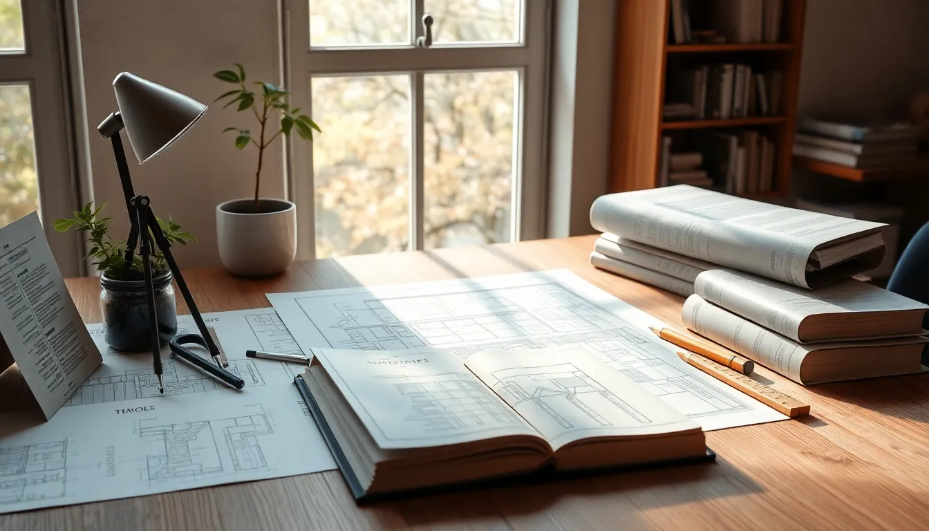 건축기사 시험 공부에 집중하는 이미지