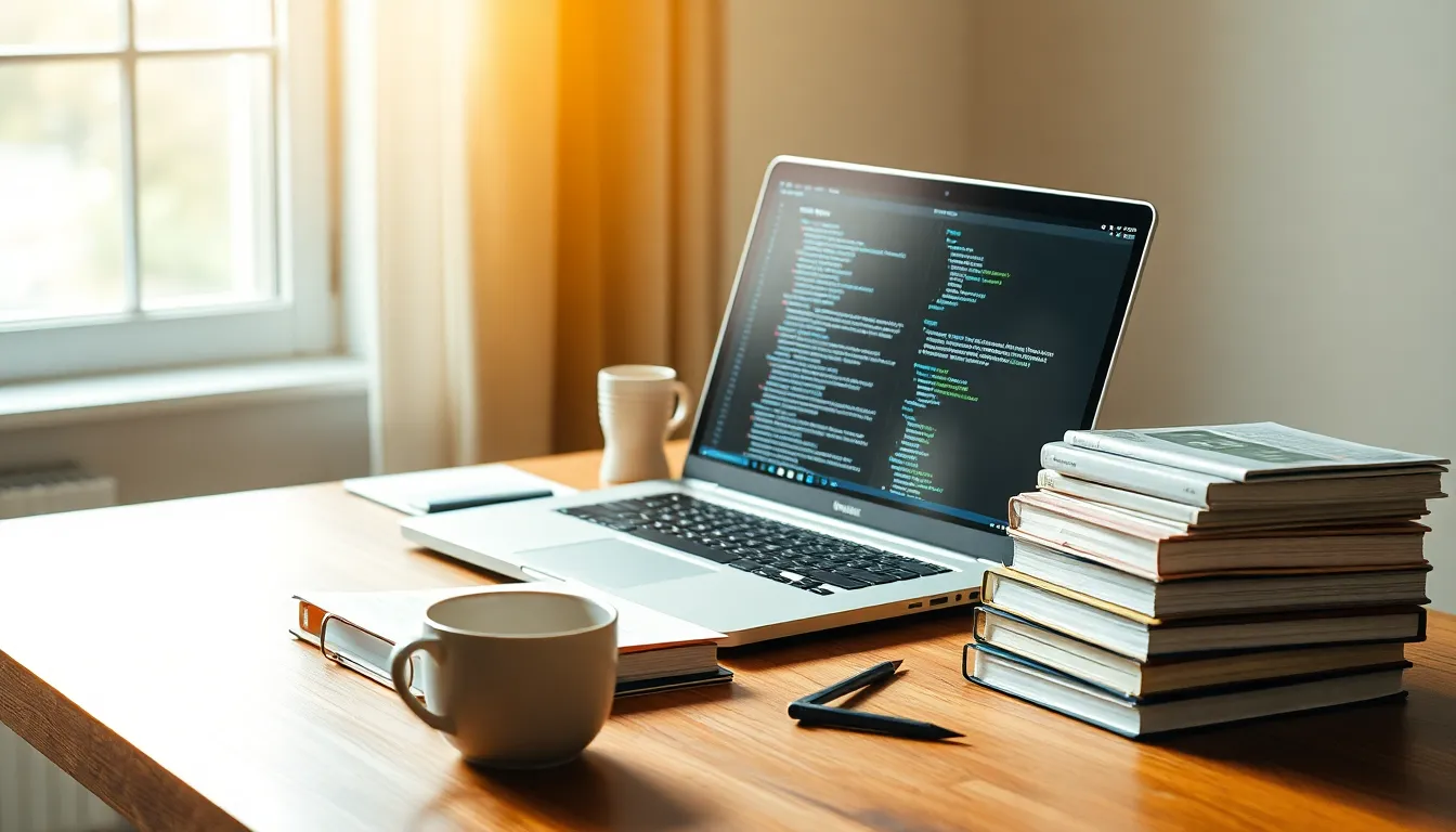 정보처리기사 시험 공부를 하는 학생의 모습