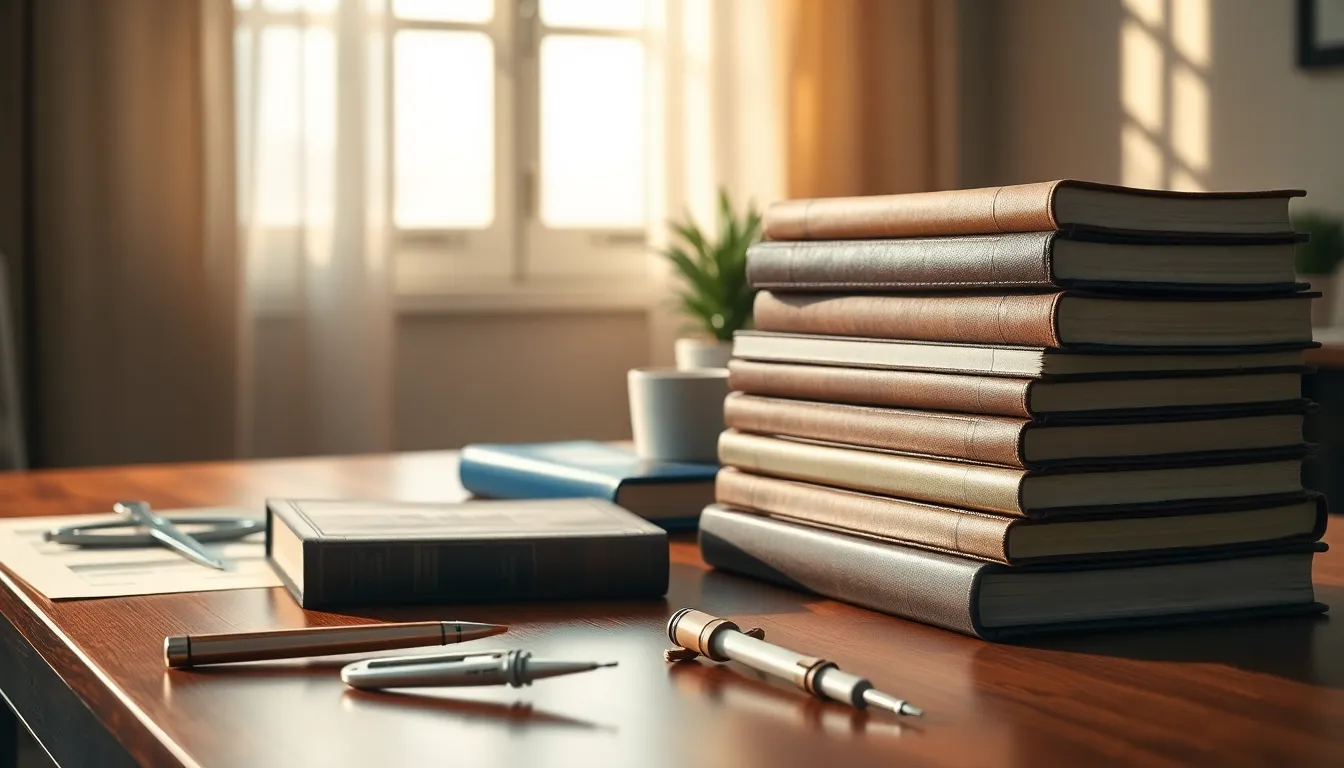 건축사 자격시험 준비를 위한 책상 위 스케치 도구와 설계 도면