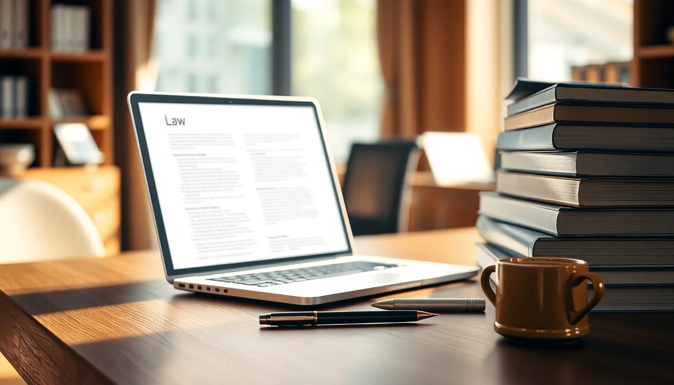 공인중개사 시험 준비에 열중하는 직장인 이미지